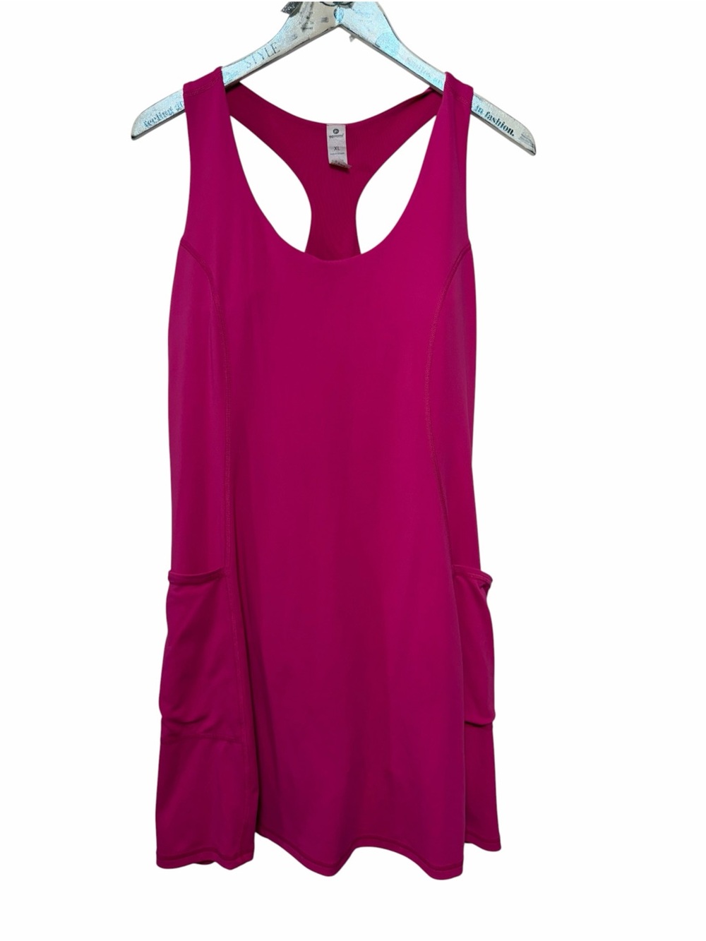 90 Degree by Reflex Pink Racerback Athletic Dress Pockets XL